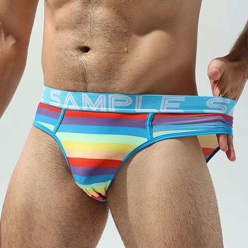 Private label boxer briefs packed ready for retail sale