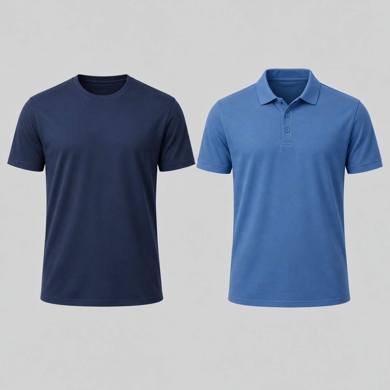 Seamless T-shirt and polo design mockup
